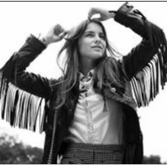 Lauren Ralph Lauren Jackets & Blazers - RARE Vintage Ralph Lauren Suede Fringe Jacket